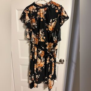 SHEIN Curve, floral print dress